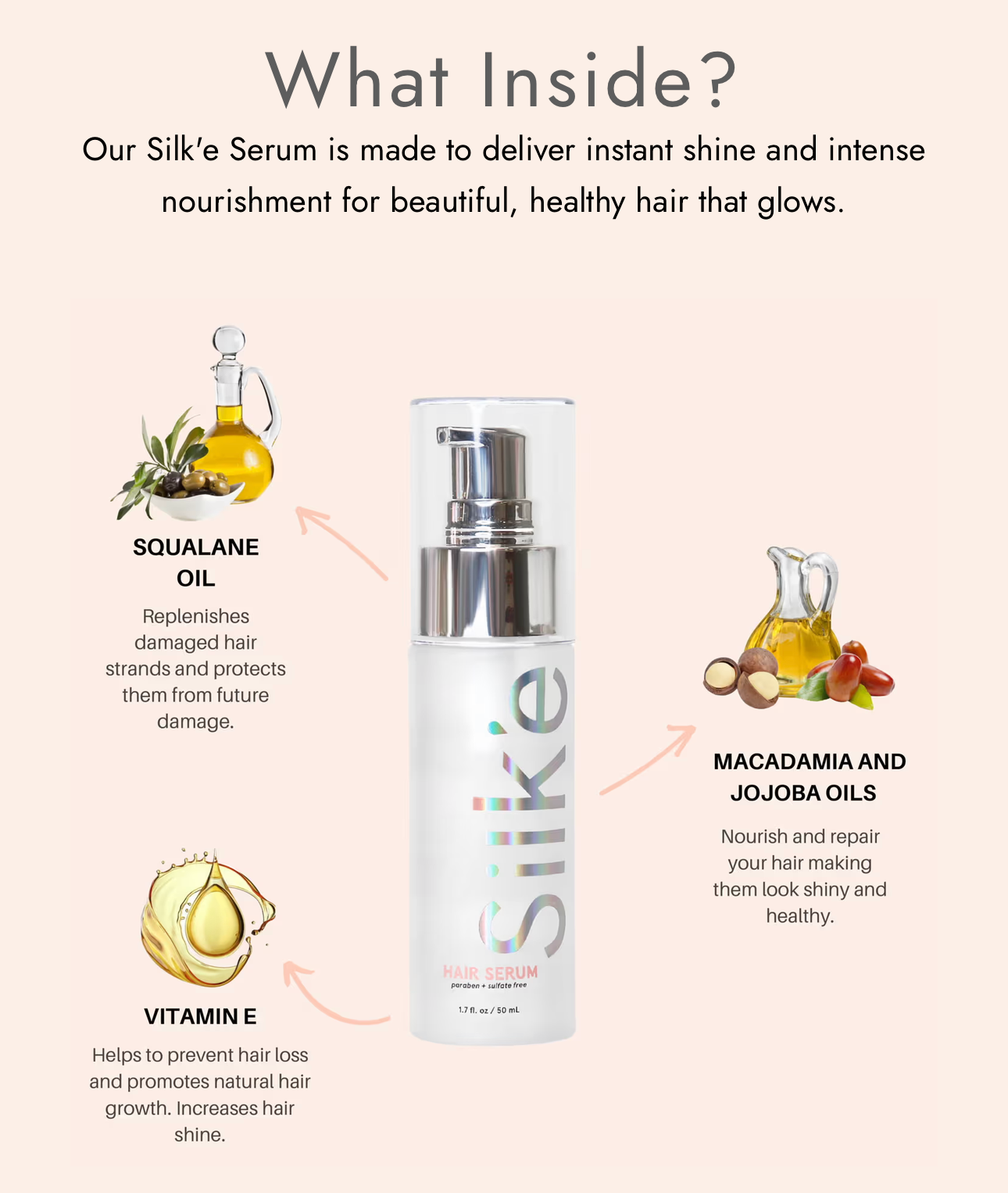 SilkGlow Hydrating Hair Serum
