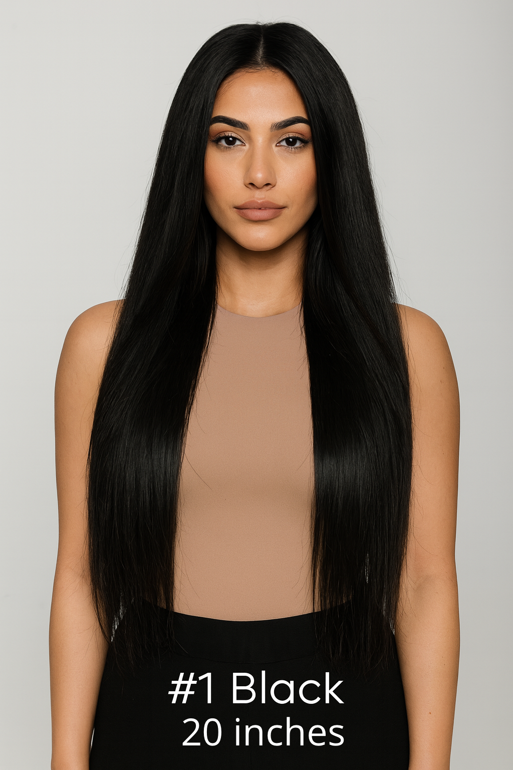 Halo Hair Extentions -18''/ 20'' - #1 Jet Black