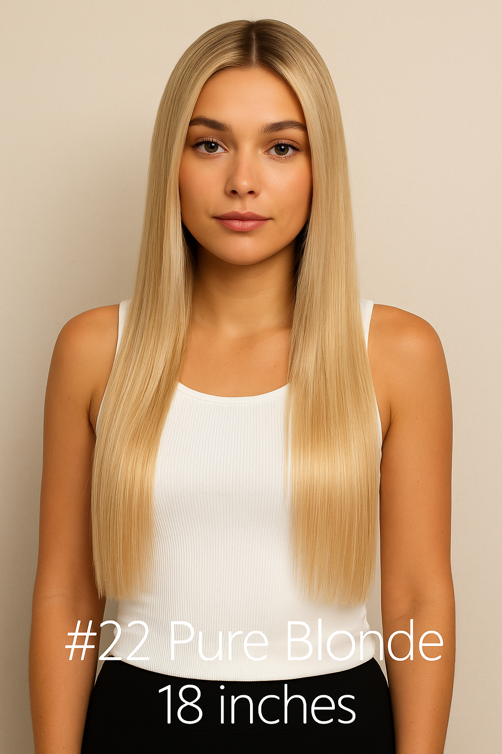 Halo Hair Extentions -18''/ 20'' - Pure Blonde (#22)