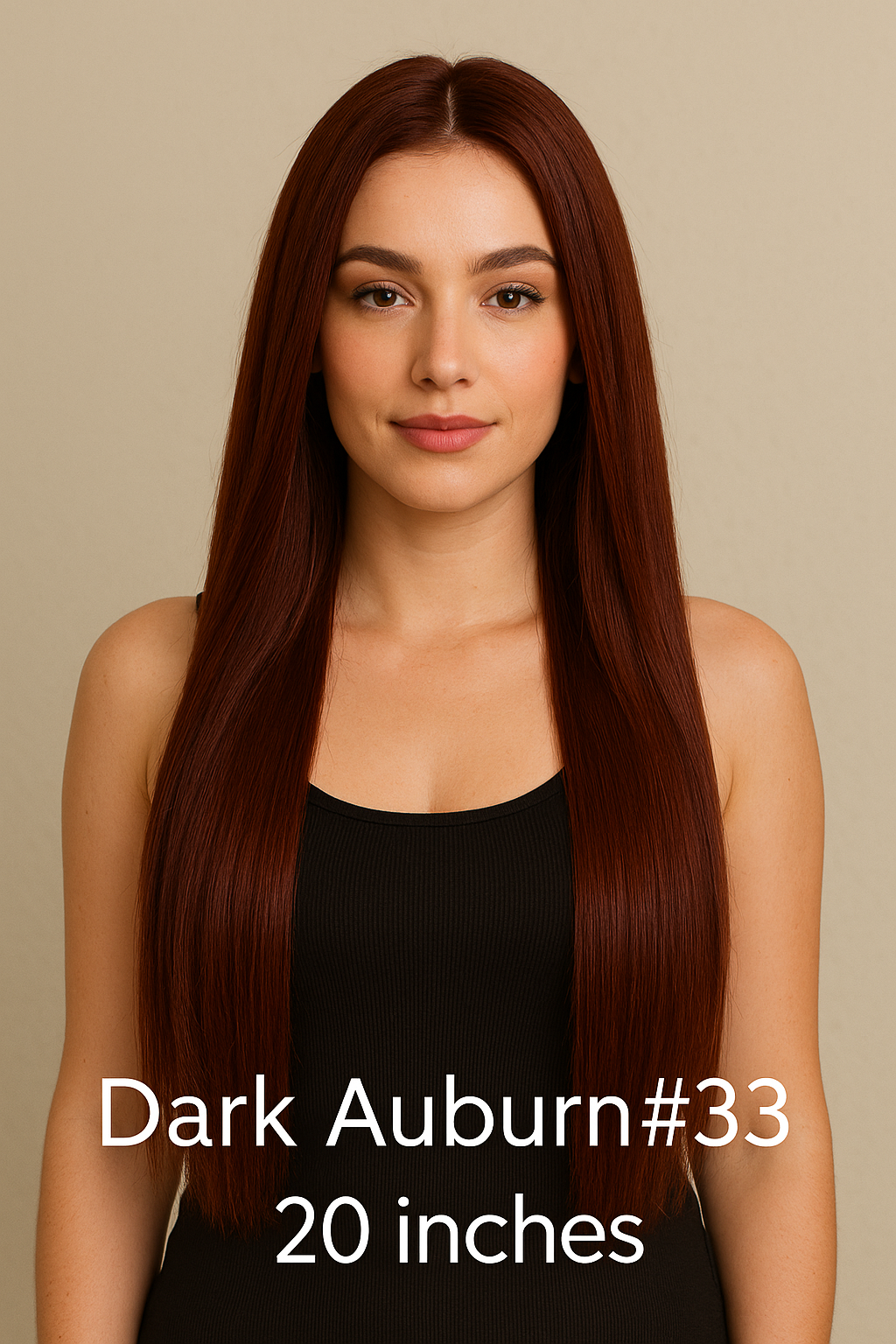 Halo Hair Extentions -18''/ 20'' -Dark Auburn (#33)