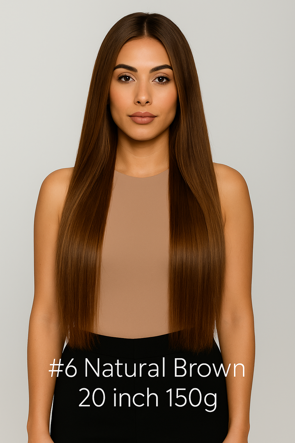 Halo Hair Extentions -18''/ 20'' - #6 Natural Brown