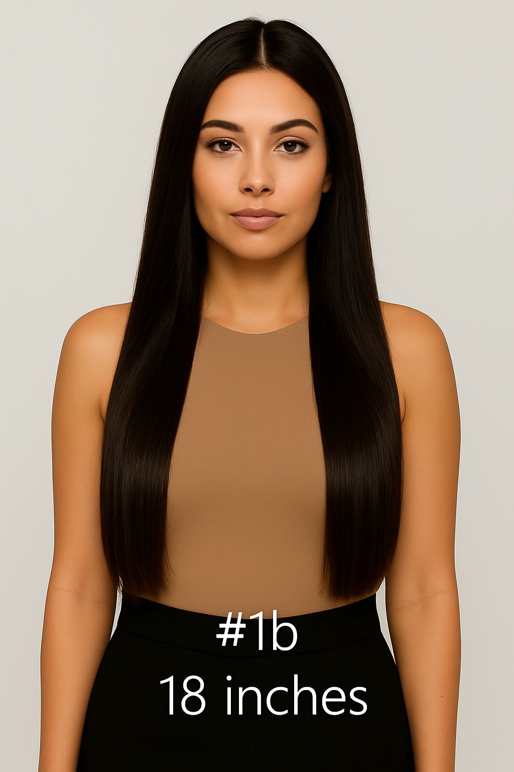 Halo Hair Extentions -18''/ 20'' - 1B Off Black