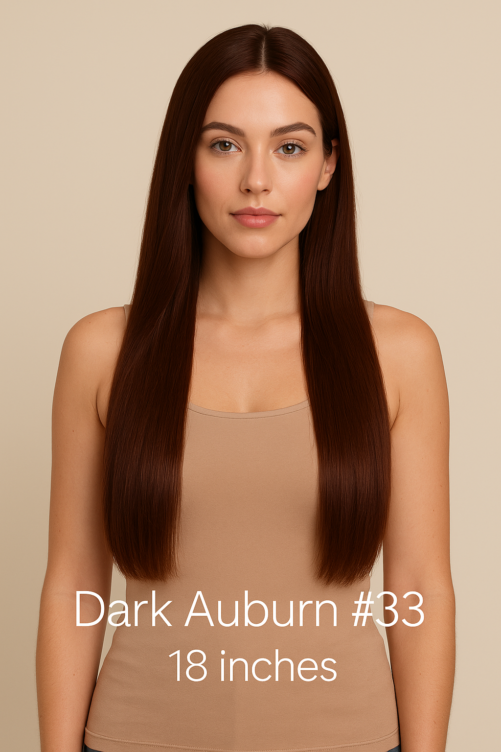 Halo Hair Extentions -18''/ 20'' -Dark Auburn (#33)