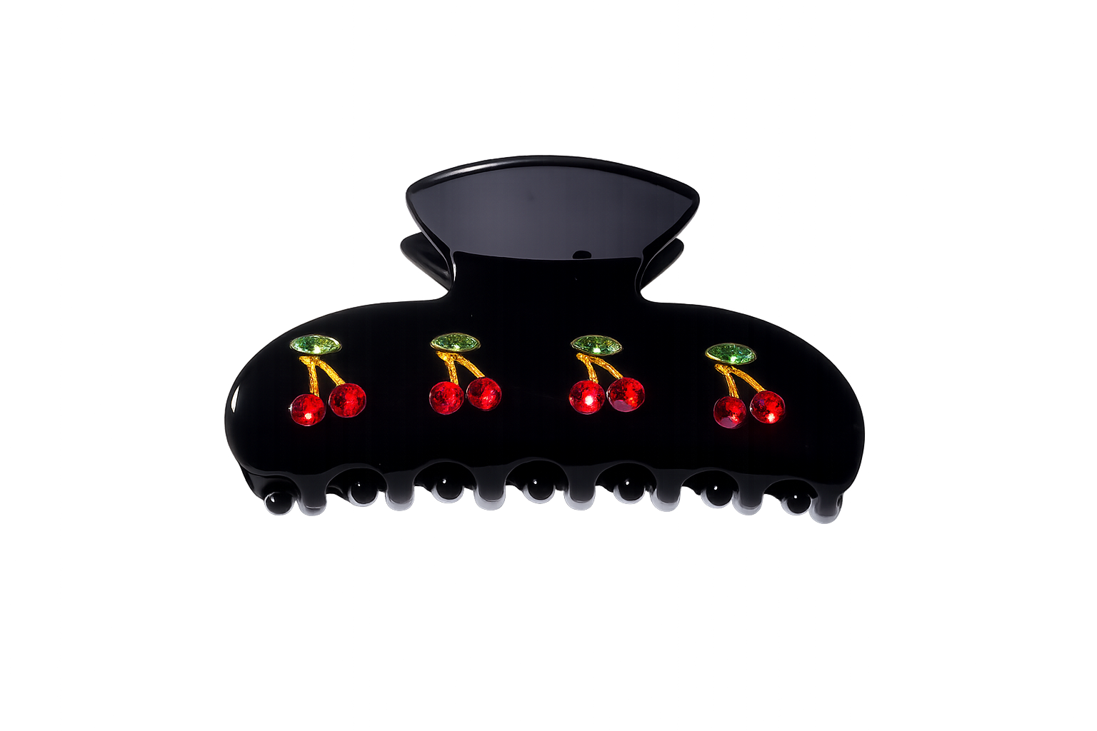 BLACK GLOSSY CHERRY CLIP