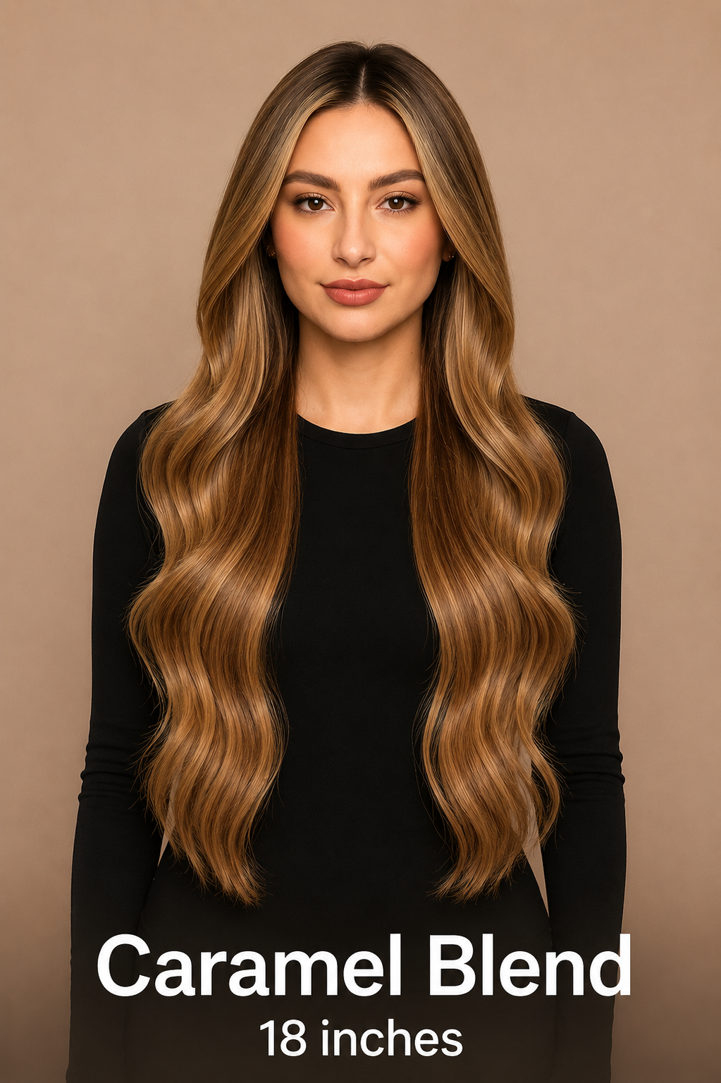 Halo Hair Extentions -18''/ 20'' - Caramel Blend - (P#4/27)