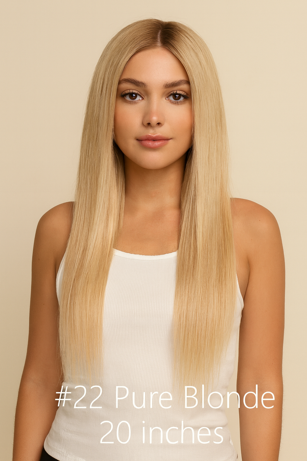 Halo Hair Extentions -18''/ 20'' - Pure Blonde (#22)
