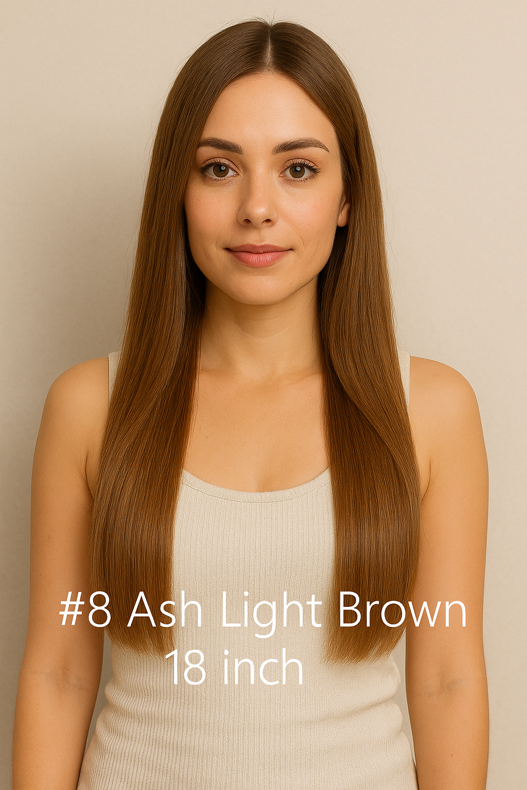 Halo Hair Extentions -18''/ 20'' - #8 Ash Light Brown