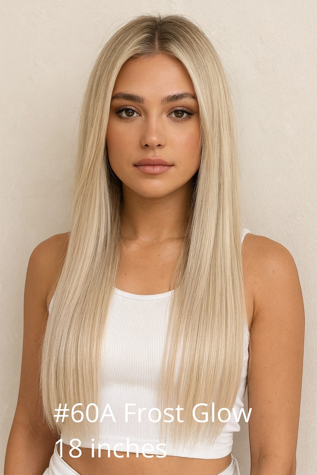 Halo Hair Extentions -18''/ 20'' -#60A Frost Glow