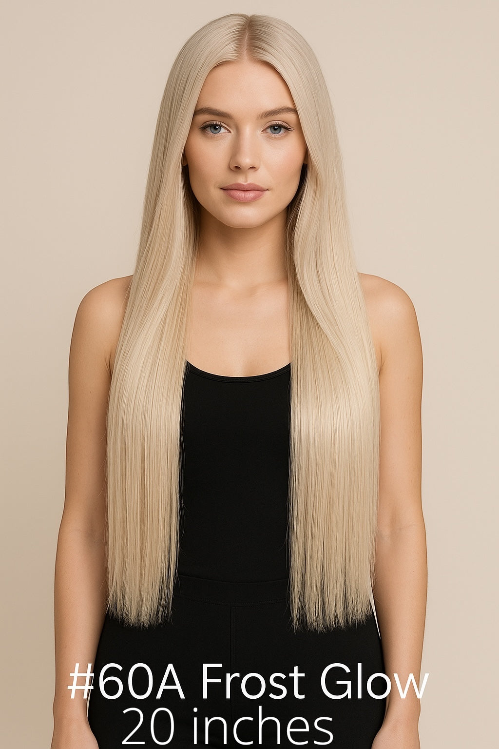 Halo Hair Extentions -18''/ 20'' -#60A Frost Glow