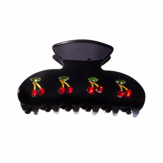BLACK GLOSSY CHERRY CLIP